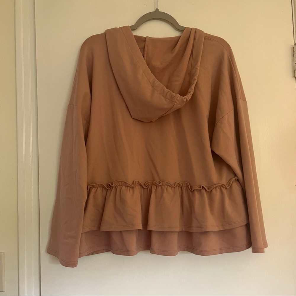 Pink Ruffled Hoodie - Picture 5 of 5